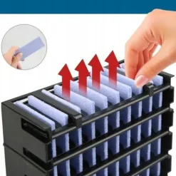 KLIMATYZATOR PRZENOŚNY 3W1 OCZYSZCZACZ NAWILŻACZ KLIMATYZER USB NA WODĘ