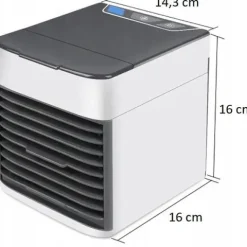 KLIMATYZATOR PRZENOŚNY 3W1 OCZYSZCZACZ NAWILŻACZ KLIMATYZER USB NA WODĘ