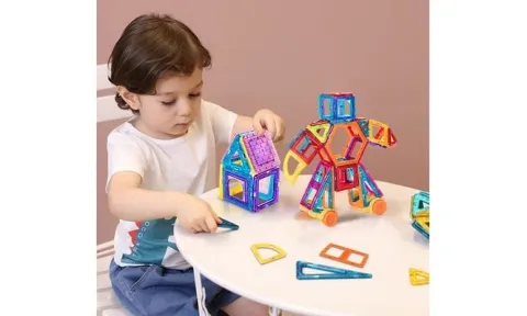 Klocki Magnetyczne Układanka MAGNETIC 3D 106 elem.