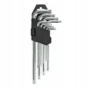 KLUCZE IMBUSOWE IMBUSY TORX "L" Z OTWOREM GWIAZDKOWE T10-T50 9 EL. ZESTAW