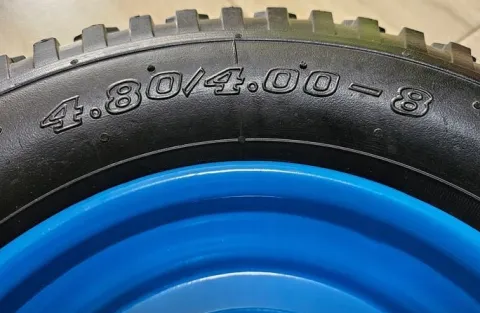 Koła Koło Pneumatyczne Pompowane do Taczki Wózka 4.80 + Ośka