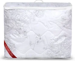 Kołdra 200X220 Cm Całoroczna Antyalergiczna Mikrofibra Drukowana Sili