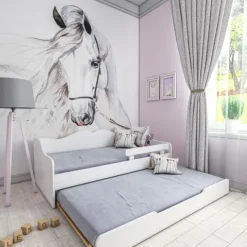 Łóżko dziecięce BELLA2 140x70 białe