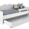 Łóżko dziecięce BELLA 160x80 biało-sonoma