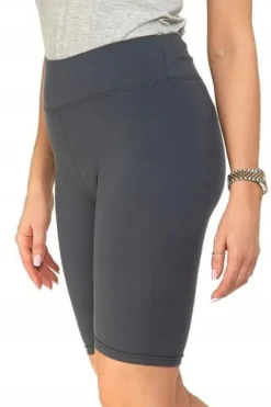 Kolarki Krótkie Legginsy Wysoki Stan Kryjące Gładkie Wygodne MORAJ L/XL