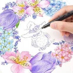 100 KOLORÓW DŁUGOPISY PISAKÓW DUAL BRUSH AKWARELI