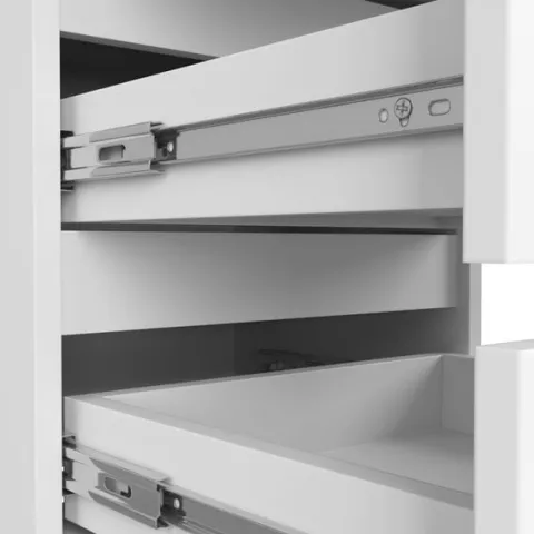 Komoda CL6 40 cm 6 szuflad - biała