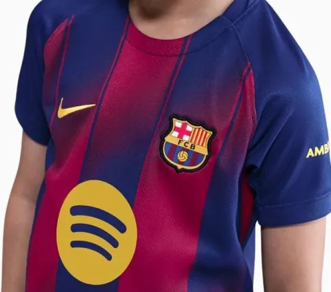 Komplet FC Barcelona 25-26 dla dzieci 6-7 lat 128-136cm r.22
