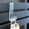 Komplet haczyków zawieszanych na grzejnik przeźroczyste 6 szt - Yoka