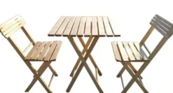 Komplet mebli na balkon lub taras stolik kwadrat60