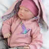 KOMPLET NIEMOWLĘCY dziewczęcy BLUZA SPODNIE 80