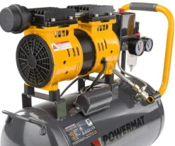 KOMPRESOR BEZOLEJOWY 24L SPRĘŻARKA 8 BAR 220l/min 230V SEPARATOR CICHY 59dB