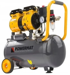 KOMPRESOR BEZOLEJOWY 24L SPRĘŻARKA 8 BAR 220l/min 230V SEPARATOR CICHY 59dB