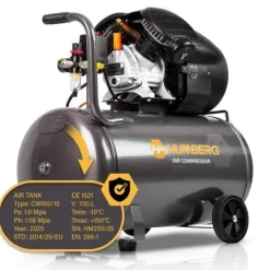 Kompresor sprężarka powietrzna olejowa 100l 8 bar Humberg HM-257