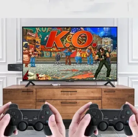 KONSOLA BEZPRZEWODOWA GRA RETRO +2 PADY 20000 GIER prezenty dla dzieci 64G
