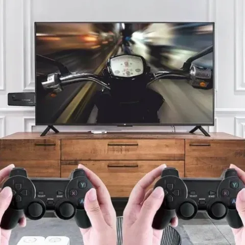 KONSOLA BEZPRZEWODOWA GRA RETRO +2 PADY 20000 GIER prezenty dla dzieci 64G