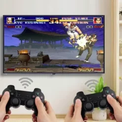 KONSOLA BEZPRZEWODOWA GRA RETRO +2 PADY 20000 GIER prezenty dla dzieci 64G