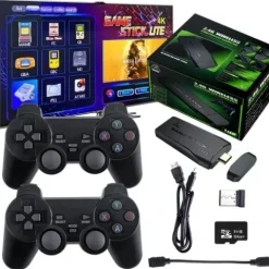 KONSOLA BEZPRZEWODOWA GRA RETRO +2 PADY 20000 GIER prezenty dla dzieci 64G