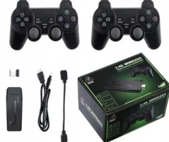 KONSOLA BEZPRZEWODOWA GRA RETRO +2 PADY 20000 GIER prezenty dla dzieci 64G