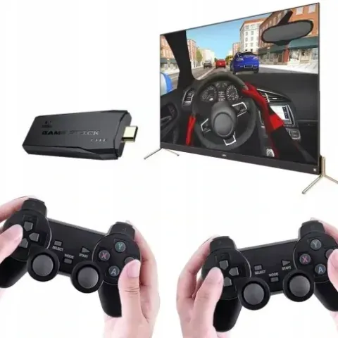 KONSOLA BEZPRZEWODOWA GRA RETRO +2 PADY 20000 GIER prezenty dla dzieci 64G
