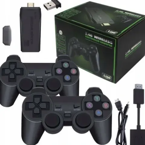 KONSOLA BEZPRZEWODOWA GRA RETRO +2 PADY 20000 GIER prezenty dla dzieci 64G