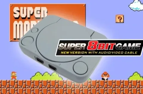 KONSOLA DO GIER 8-BITOWA KLASYCZNA TELEWIZYJNA TV W STYLU RETRO SUPER GAME