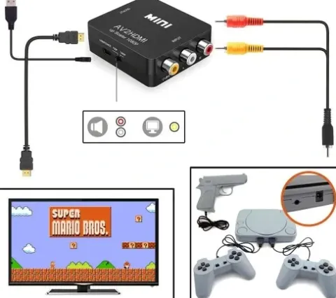KONSOLA DO GIER 8-BITOWA KLASYCZNA TELEWIZYJNA TV W STYLU RETRO SUPER GAME