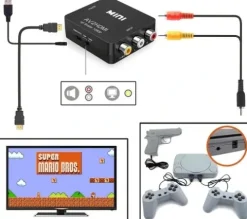 KONSOLA DO GIER 8-BITOWA KLASYCZNA TELEWIZYJNA TV W STYLU RETRO SUPER GAME