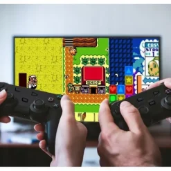 Konsola gra telewizyjna MINI TV retro HDMI bezprzewodowa 2x PAD 22073 gier