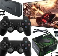 KONSOLA HDMI GAME BOX EMULATOR TV + 2 KONTROLERY POD TELEWIZOR DLA DZIECI