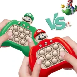 KONSOLA POP IT SUPER MARIO GRA ELEKTRONICZNA ANTYSTRESOWA 30 POZIOMÓW
