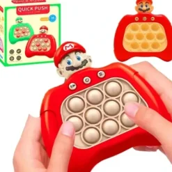 KONSOLA POP IT SUPER MARIO GRA ELEKTRONICZNA ANTYSTRESOWA 30 POZIOMÓW