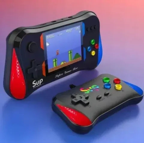 KONSOLA PRZENOŚNA DO GIER RETRO 500 GIER TV + PAD DO GRY WE 2