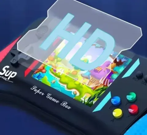 KONSOLA PRZENOŚNA DO GIER RETRO 500 GIER TV + PAD DO GRY WE 2