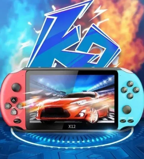 KONSOLA PRZENOŚNA DO GIER X12 RETRO DUŻO GIER 5.1"