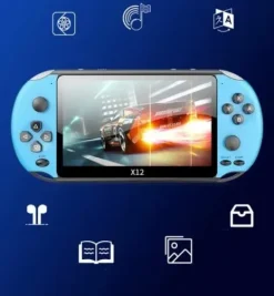 KONSOLA PRZENOŚNA DO GIER X12 RETRO DUŻO GIER 5.1