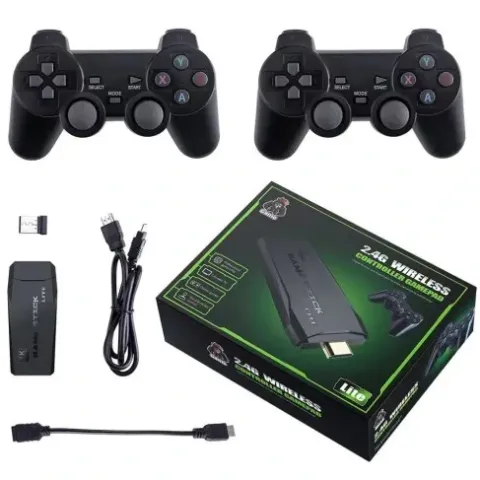 KONSOLA PRZENOŚNA RETRO GRA TV TELEWIZYJNA MINI + 2 PADY + 20000 GRY HDMI