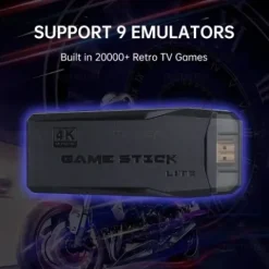 KONSOLA RETRO GRA TELEWIZYJNA BEZPRZEWODOWE 2 PADY 64G 20000 EMULATOR GIER