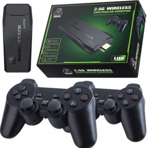 KONSOLA RETRO GRA TELEWIZYJNA BEZPRZEWODOWA HDMI +2PADY TV WIFI +20000 GIER