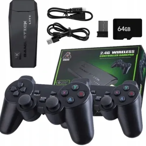KONSOLA RETRO GRA TELEWIZYJNA BEZPRZEWODOWA HDMI +2PADY TV WIFI +20000 GIER