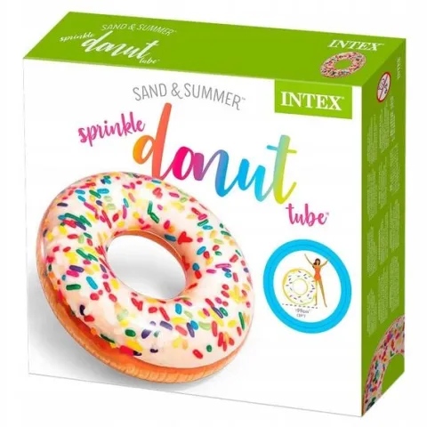 Koło dmuchane do pływania z łatką Donut Intex 99cm
