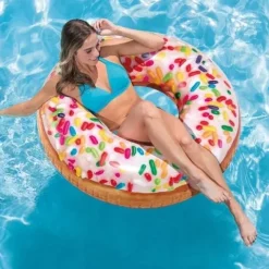 Koło dmuchane do pływania z łatką Donut Intex 99cm