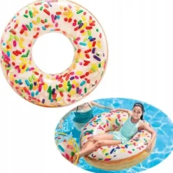 Koło dmuchane do pływania z łatką Donut Intex 99cm