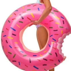 Koło do pływania dmuchane duże materac do wody basenu donut kółko 120cm xxl