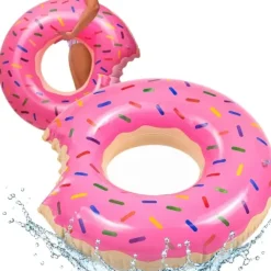 Koło do pływania dmuchane duże materac do wody basenu donut kółko 120cm xxl