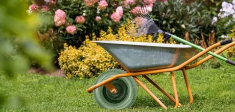 Koło Do Taczki Pełne Bezdętkowe Piankowe Kółko Wózka 8PR 4.80/4.00-8 +