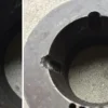 Koło koła pasowe szajba przekładnia 2x17 mm 2HB | fi 140 mm | otwór z listy