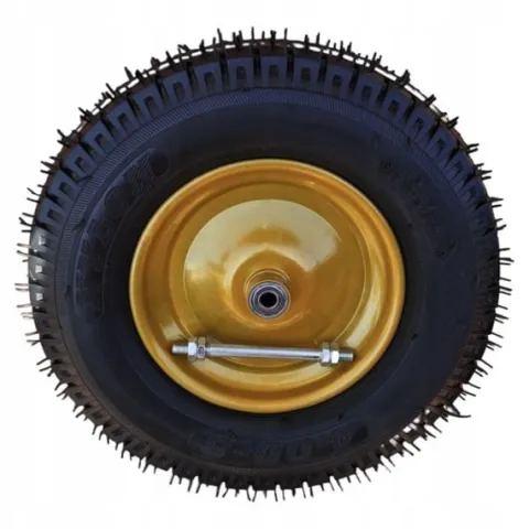 KOŁO MOCNE DO TACZKI KÓŁKO 8PR 400 MM 8 PŁÓCIEN 170 KG 4.80/4.00-8
