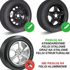 KOŁPAKI 16'' OPEL - Omega Vectra Corsa CZARNE CLC
