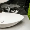 Korek umywalkowy automatyczny klik-klak ceramiczny biały uniwersalny